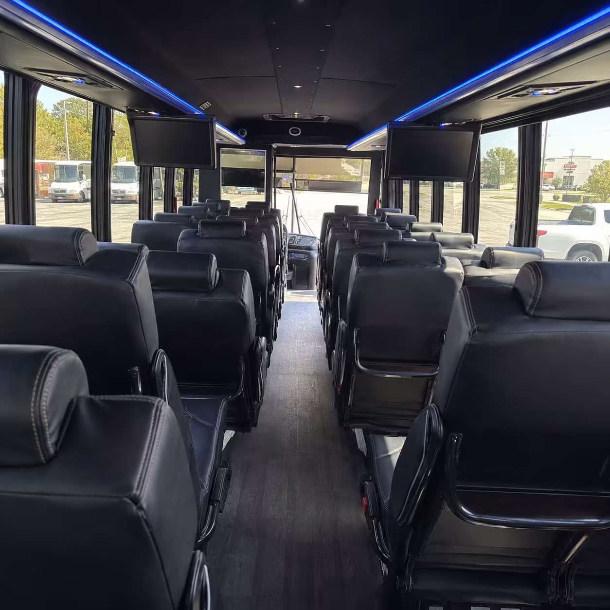 35 passenger minibus inside