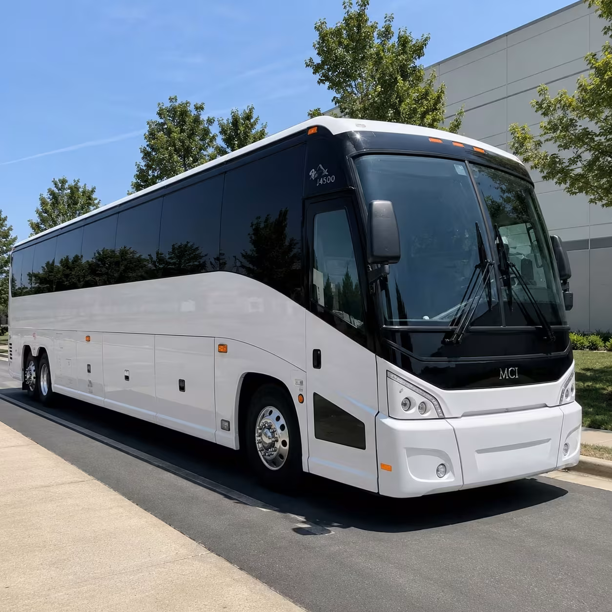 mckinney charter bus rental exterior