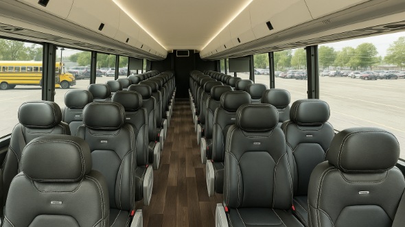 mckinney 15 passenger minibus inside