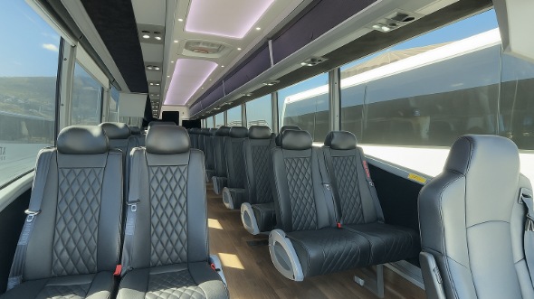 mckinney 18 passenger minibus inside