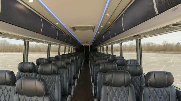 mckinney 55 passenger charter bus rental