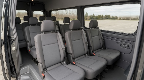 mckinney sprinter van with driver inside