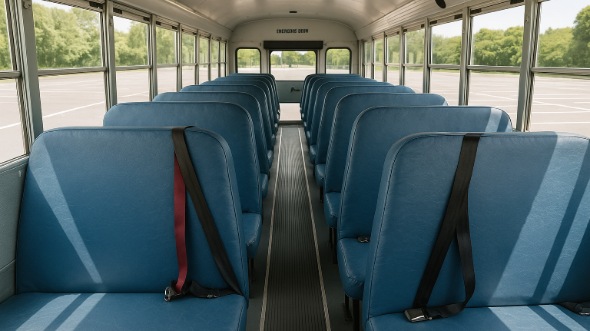 school bus rental interior mckinney