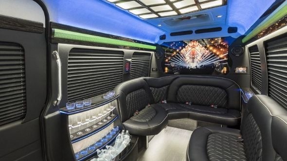 sprinter limo rental interior mckinney